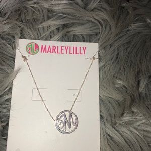 Marley Lilly “M” Necklace